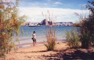 Steffi at Lake Powell